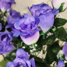 Load image into Gallery viewer, 18" Purple Rosebud Bush (set of 2)