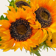 Load image into Gallery viewer, 17" Sunflower Bush with 5 Blooms and 2 Buds (Yellow Color)