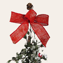 Load image into Gallery viewer, This cemetery cone has a medium Christmas Tree with snow, pinecones, cardinals, and berries. It's perfect for a winter memorial decoration.