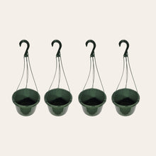 Load image into Gallery viewer, 10" Plastic Hanging Baskets with a Removable Handle (set of 4)