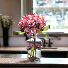 Load image into Gallery viewer, Hydrangea Stems with Lundia Greenery (Pink Color)