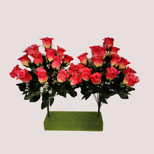 Load image into Gallery viewer, 18" Pink Rosebud Bush (set of 2)