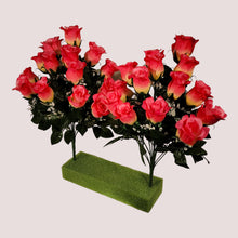 Load image into Gallery viewer, 18" Pink Rosebud Bush (set of 2)