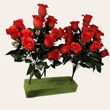 Load image into Gallery viewer, 18" Red Rosebud Bush (set of 2)