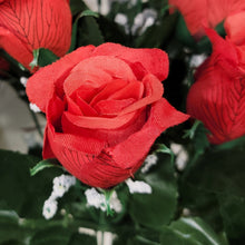 Load image into Gallery viewer, 18" Red Rosebud Bush (set of 2)