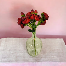 Load image into Gallery viewer, 17" Ranunculus Stems (Red Color)