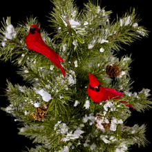 Load image into Gallery viewer, Large Christmas Tree Cemetery Cone Memorial Decoration