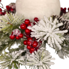 Load image into Gallery viewer, Snowman Cemetery Cone Christmas Memorial Decoration