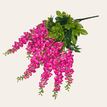 Load image into Gallery viewer, Pink Hanging Wisteria Artificial Flowers for memorial, bridal, craft supply, home decor, and more.
