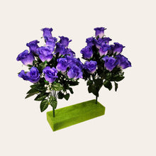 Load image into Gallery viewer, 18&quot; Purple Rosebud Bush (set of 2)
