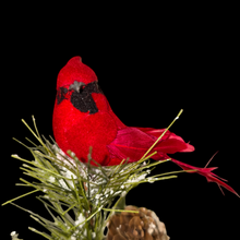 Load image into Gallery viewer, Medium Christmas Tree Cemetery Cone Memorial Decoration
